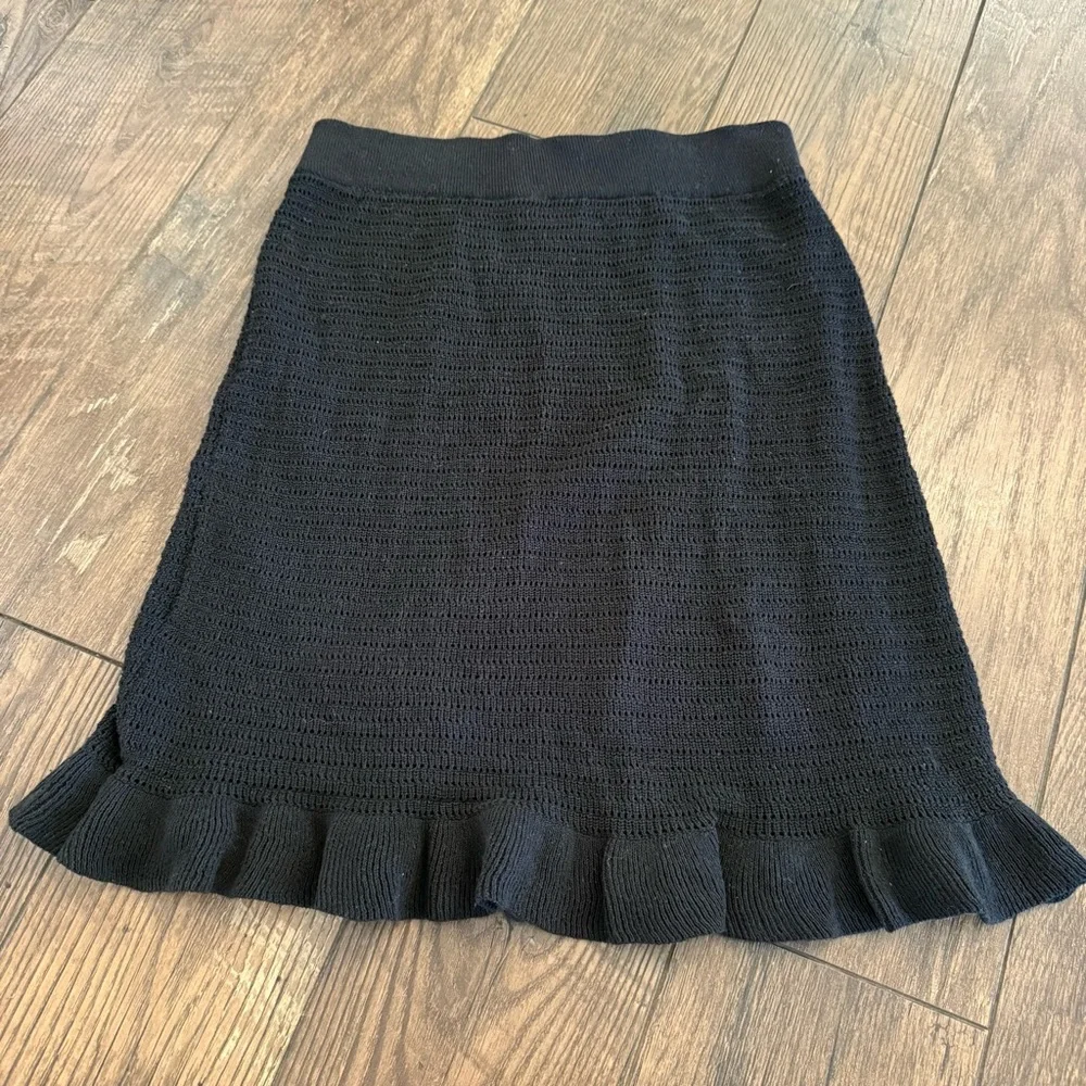 Anthropologie black knit